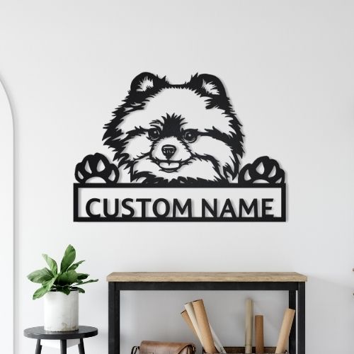 Décoration murale Chien Le spitz nain