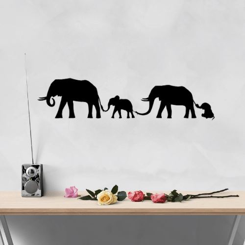 Déco Murale Éléphant Métal