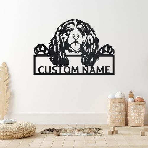 Décoration cavalier king charles Personnalisable