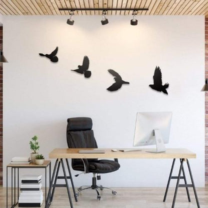 Oiseaux Décoratifs en Acier