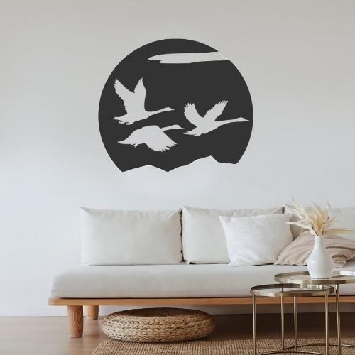 Oiseaux Décoratifs en Métal