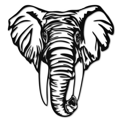 Tête Éléphant Murale