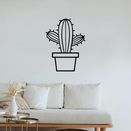 Cactus Mural Maison