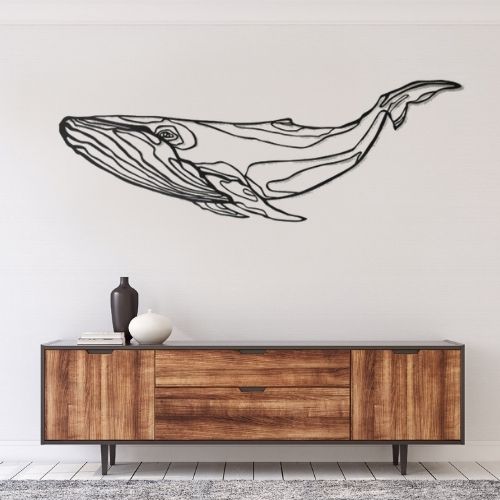 Déco Baleine Noir