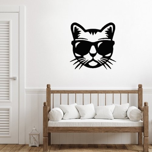 Déco Tête de Chat Murale