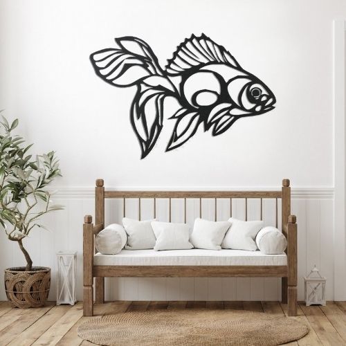 Poisson Décoratif en Métal